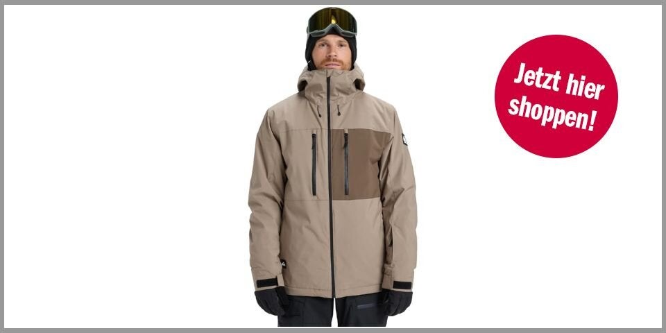 Quiksilver Sycamore Solid 20K Jacket – für 148,28 statt 252,10 Euro bei Amazon* 