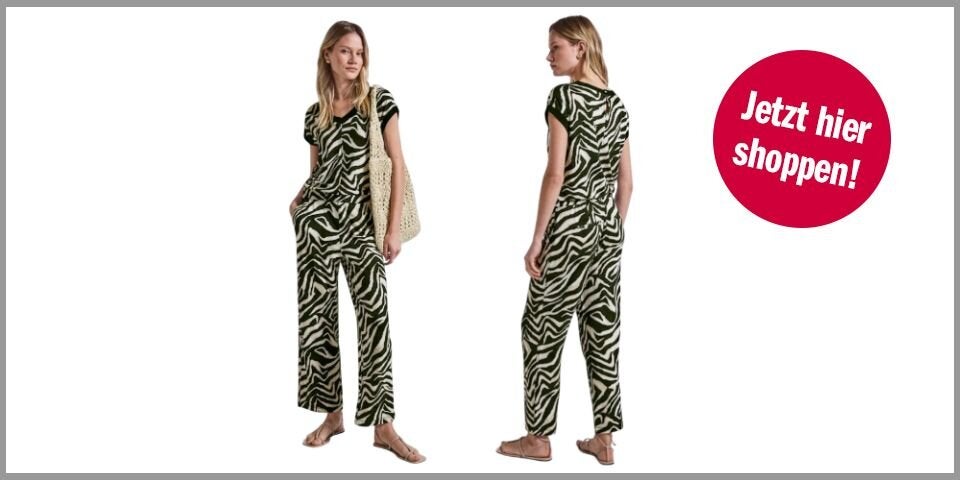 Street One Gemusterter Jumpsuit – für 63 Euro statt 89,99 Euro* 