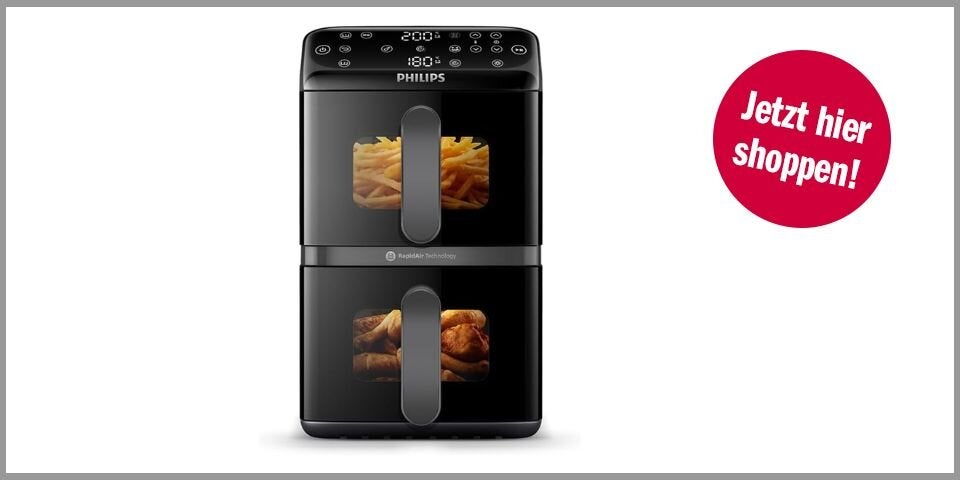 Shopping CH Frühlingsticker Philips Airfryer 4000 Series Dual Basket
