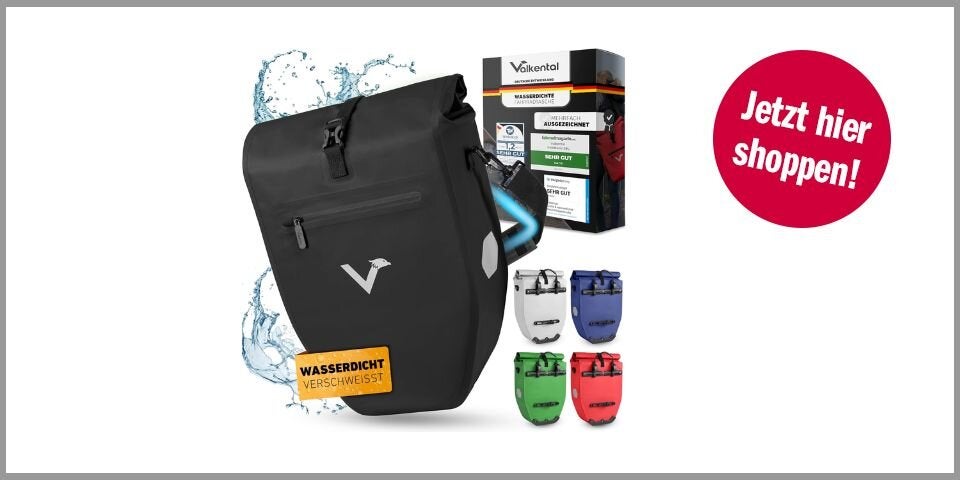 Valkental Gepäckträgertasche – für 31,99 Euro bei Amazon* 