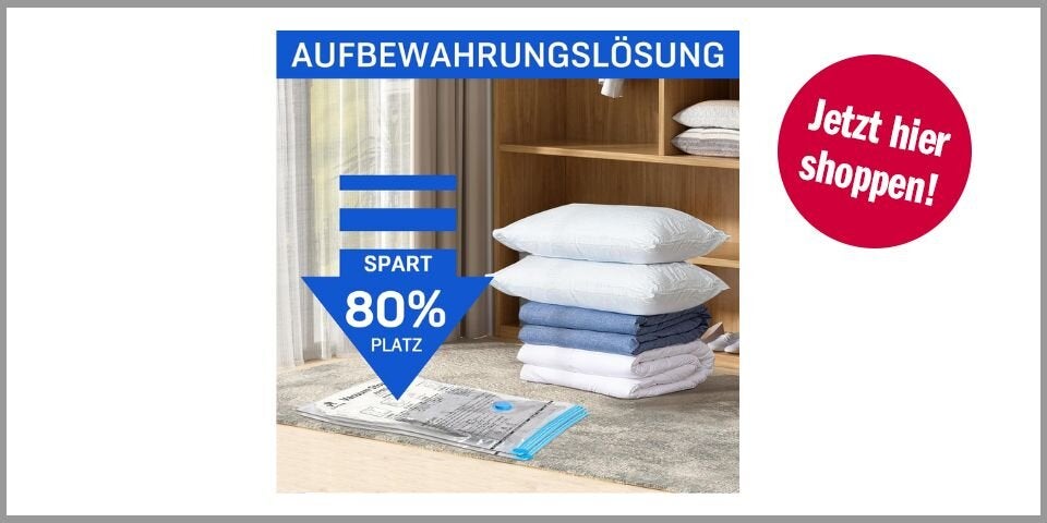 Captainfive Vakuumbeutel (6 Stück Jumbo) – für 16,13 Euro bei Amazon*