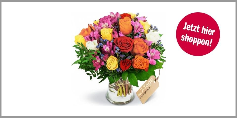 Blumenstrauß Farbtraum – 36,95 Euro bei Amazon*