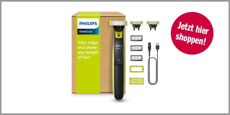 PHILIPS OneBlade 360 Face & Body – für 40,33 statt 60,49 Euro bei Amazon*