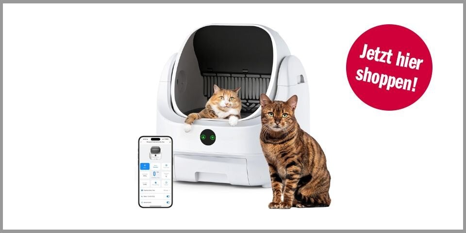 Ellenpent Selbstreinigendes Katzenklo – für 200,64 statt 301,51 Euro bei Amazon*