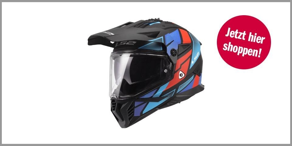 Motorrad Enduro Helm S - LS2 MX702 Pioneer 2 II Block – für 153,09 Euro bei eBay*