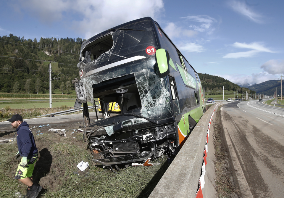 Flixbus-Unfall Kärnten