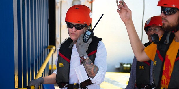 Sophie W. Seenotretterin Alan Kurdi