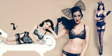 Dita Von Teese: Heiße Dessous-Kreationen