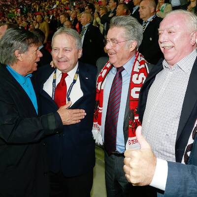 So feierte die Prominenz mit dem ÖFB-Team