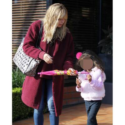 Heidi Klum & Tochter  Lou beim verlassen eines Restaurants in L.A