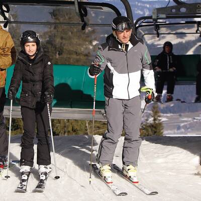 Superstar als Skilehrer