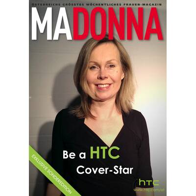 Cover-Model by HTC & MADONNA 