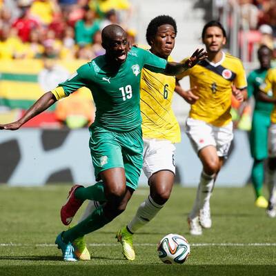 Bilder zu Kolumbien gegen Elfenbeinküste