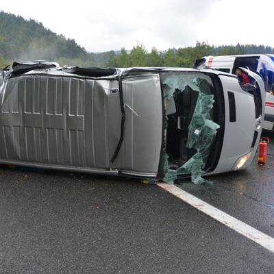 Die Bilder vom Unfall auf der A2
