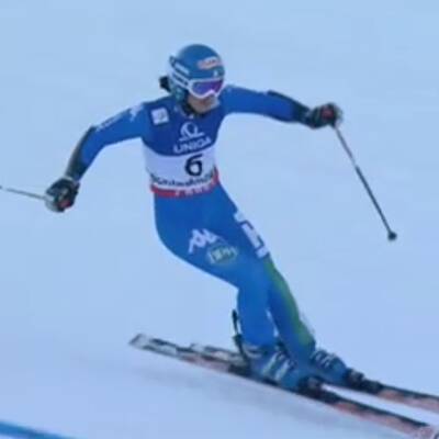 Die Bilder des Damen Riesentorlaufes