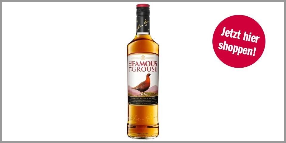 The Famous Grouse Blended Scotch Whisky – 21,74 statt 23,51 Euro bei Amazon*