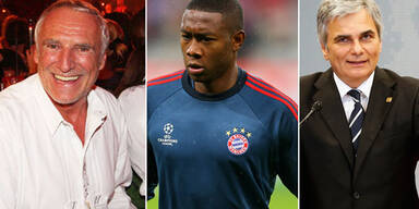 Didi Mateschitz, David Alaba, Werner Faymann