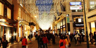 Kohlmarkt Weihnacht Shopping