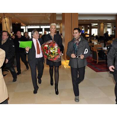 Brigitte Nielsen: Ankunft in Wien