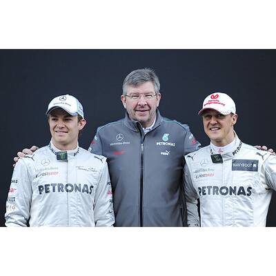 Neuer Mercedes W03 mit markanter Nase