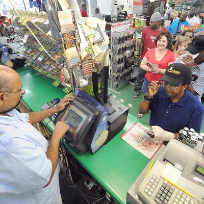 Beim US-Lotto geht es um mehr als eine halbe Milliarde Dollar.