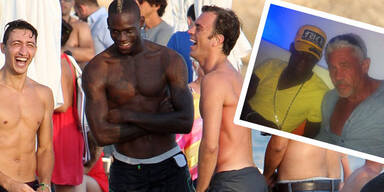 Mario Balotelli in Ibiza