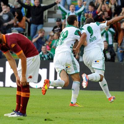 Rapid Wien vs AS Roma: Alle Bilder