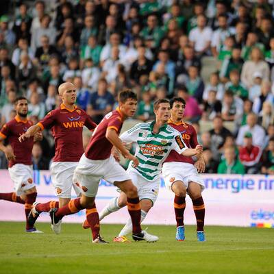 Rapid Wien vs AS Roma: Alle Bilder