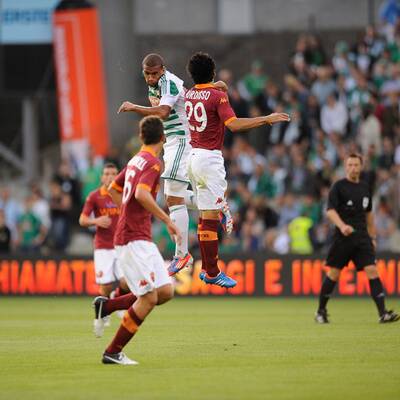 Rapid Wien vs AS Roma: Alle Bilder