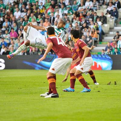 Rapid Wien vs AS Roma: Alle Bilder