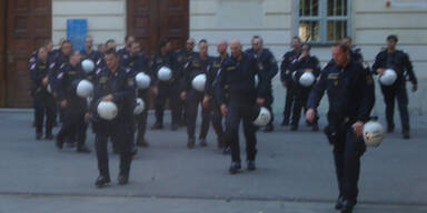 Polizei-Einsatz in Wiener City
