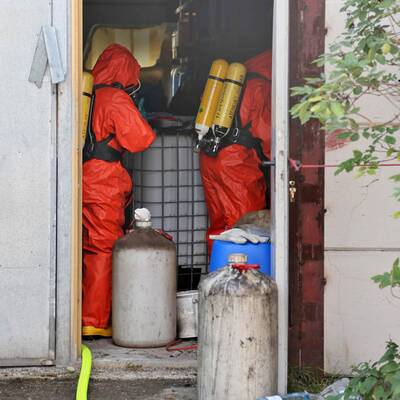 Chemie-Fass-Explosion