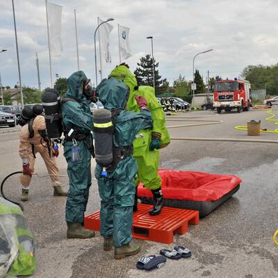 Chemie-Fass-Explosion