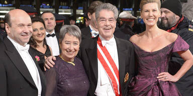 Opernball 2013: Heinz Fischer, Desiree Treichl-Stürgkh, Dominique Meyer