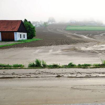 Überschwemmungen und Vermurungen am Freitag