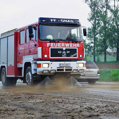 Überschwemmungen und Vermurungen am Freitag