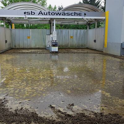 Überschwemmungen und Vermurungen am Freitag