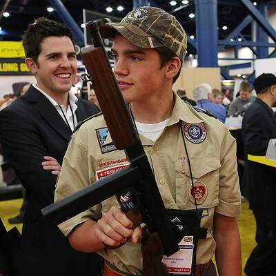 70.000 Menschen besuchen NRA-Waffenmesse