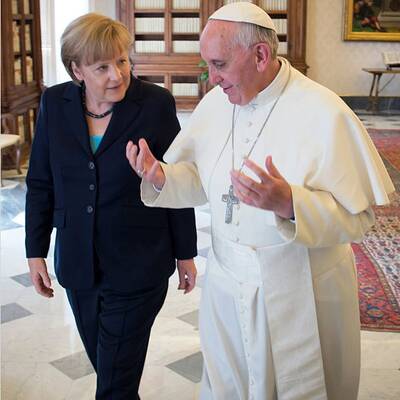 Merkels Privataudienz bei Papst Fanziskus