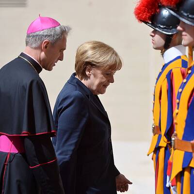 Merkels Privataudienz bei Papst Fanziskus