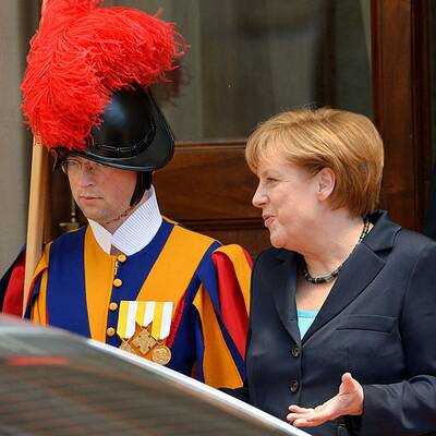 Merkels Privataudienz bei Papst Fanziskus