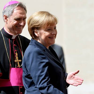 Merkels Privataudienz bei Papst Fanziskus