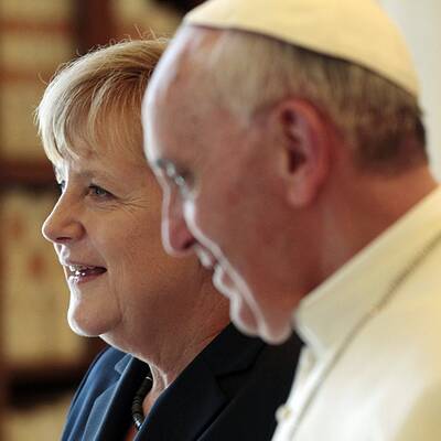 Merkels Privataudienz bei Papst Fanziskus