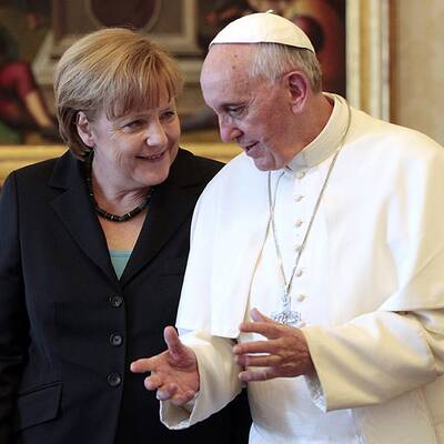 Merkels Privataudienz bei Papst Fanziskus
