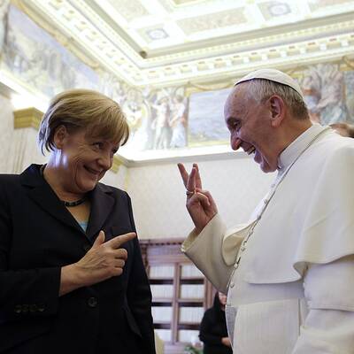 Merkels Privataudienz bei Papst Fanziskus