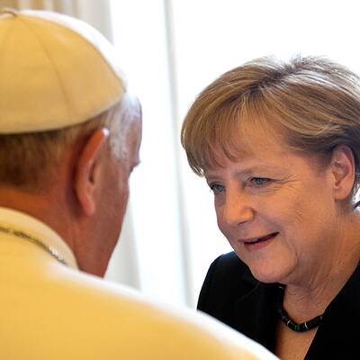 Merkels Privataudienz bei Papst Fanziskus