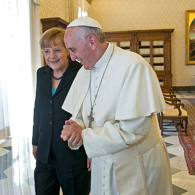 Merkels Privataudienz bei Papst Fanziskus