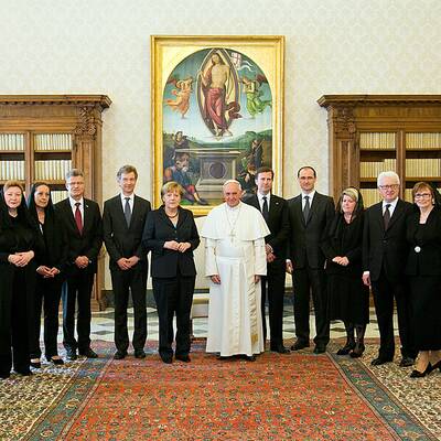 Merkels Privataudienz bei Papst Fanziskus