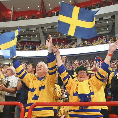 Eishockey-Finale Schweiz gegen Schweden