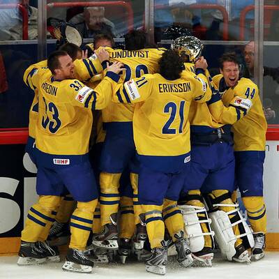 Eishockey-Finale Schweiz gegen Schweden